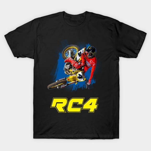 Richy Carmichael RC4  Supercross T-Shirt by lavonneroberson